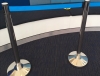 dubai sign display stand crowed control Q stands  Barrier and Queue Up Control System. Queue Up Stand - Crowd control barriers aka Q Stand are sold as portable folding free standing raffle box suggection box feedbak box acrylic products